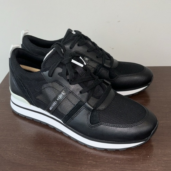 MICHAEL Michael Kors Shoes - Michael Kor’s black and white Dash trainer small net mesh sneakers women size 9